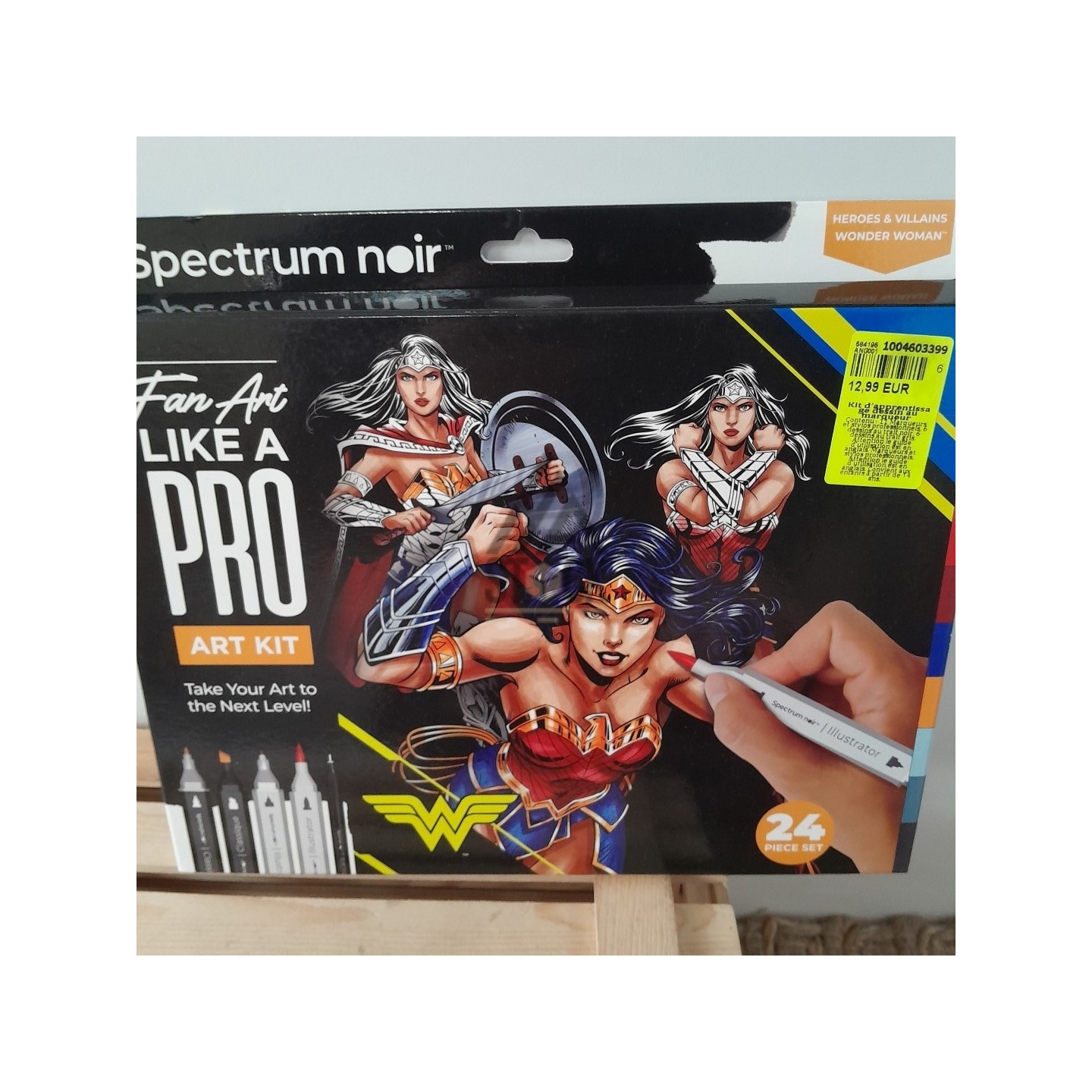 Kit d'apprentissage dessin - MARVEL - 19 pièces