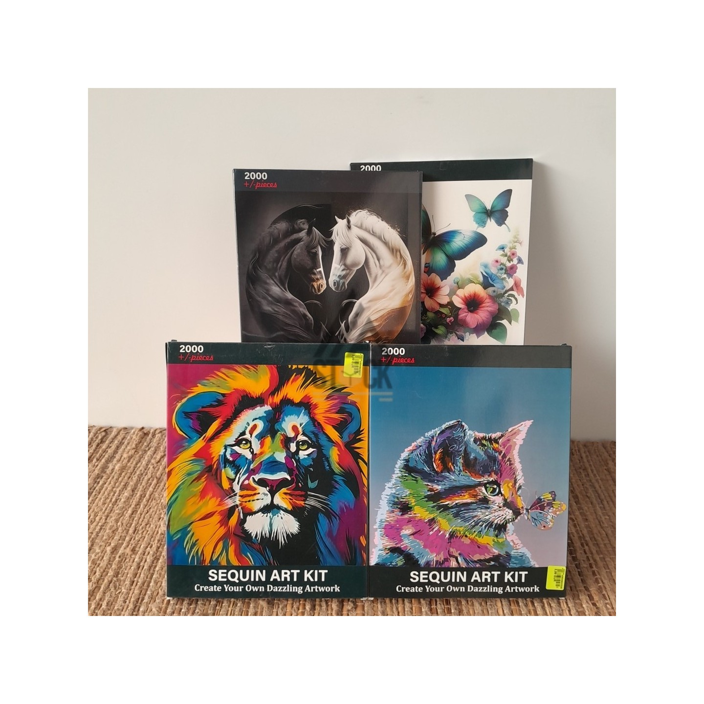 SEQUIN ART KIT - 25 pièces