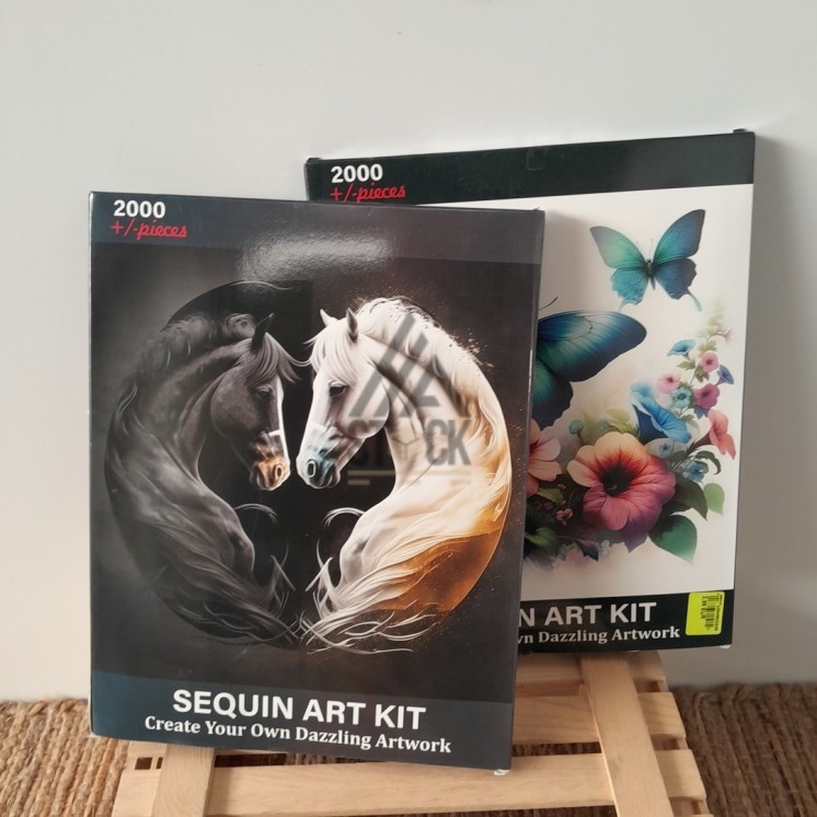 SEQUIN ART KIT - 25 pièces