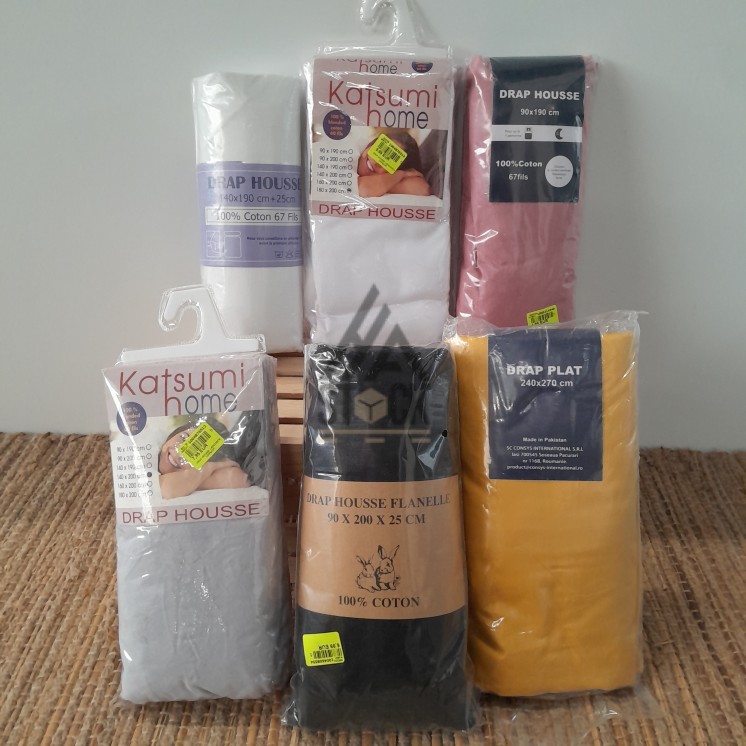 Drap housse - 25 pièces