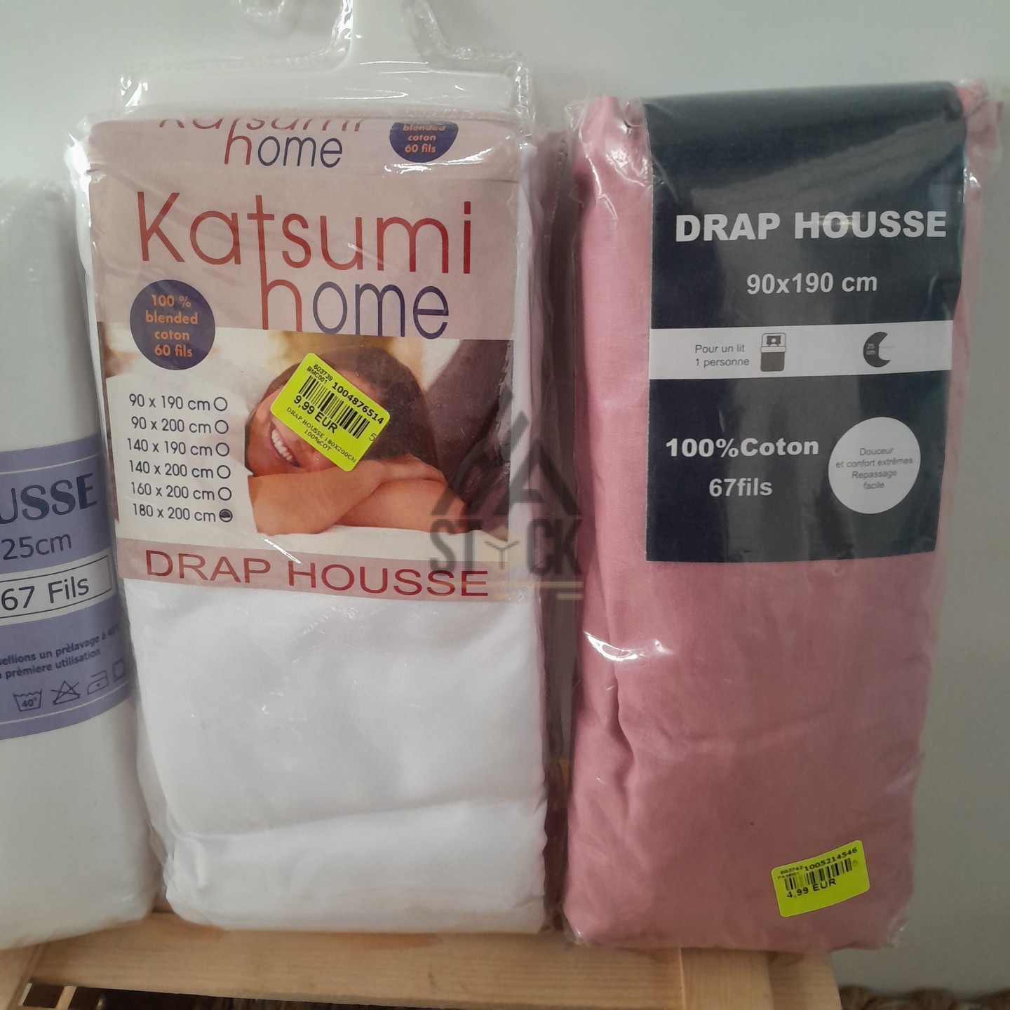 Drap housse - 25 pièces