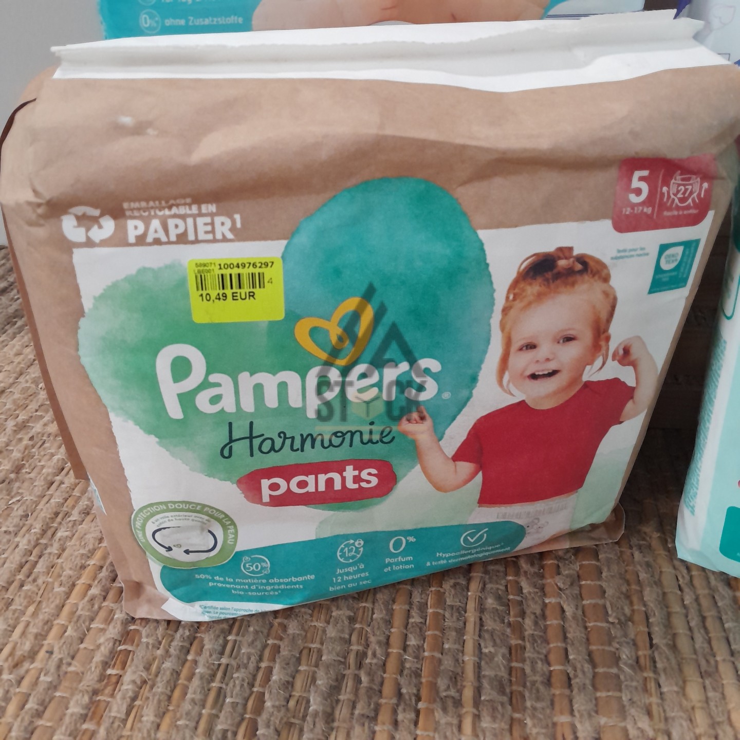 Couche + lingette BEBE  - 64 paquets