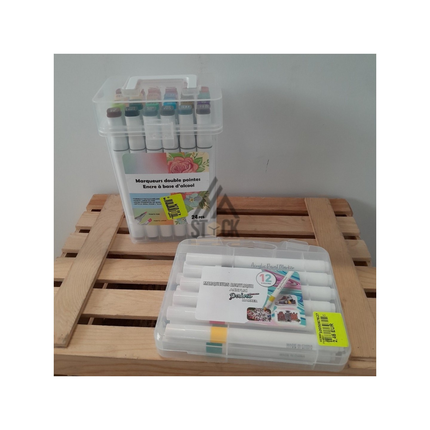 Marqueur Double pointe - 20 pièces