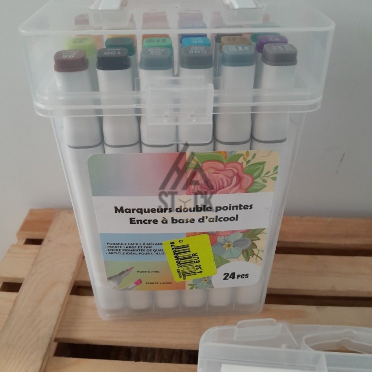 Marqueur Double pointe - 20 pièces