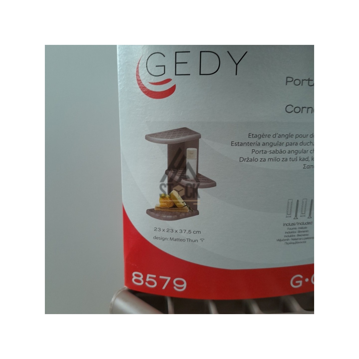 Etagère d'angle pour douche - 50 pièces