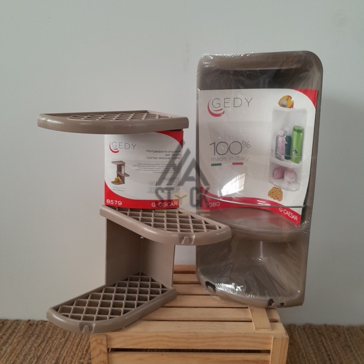 Etagère d'angle pour douche - 50 pièces