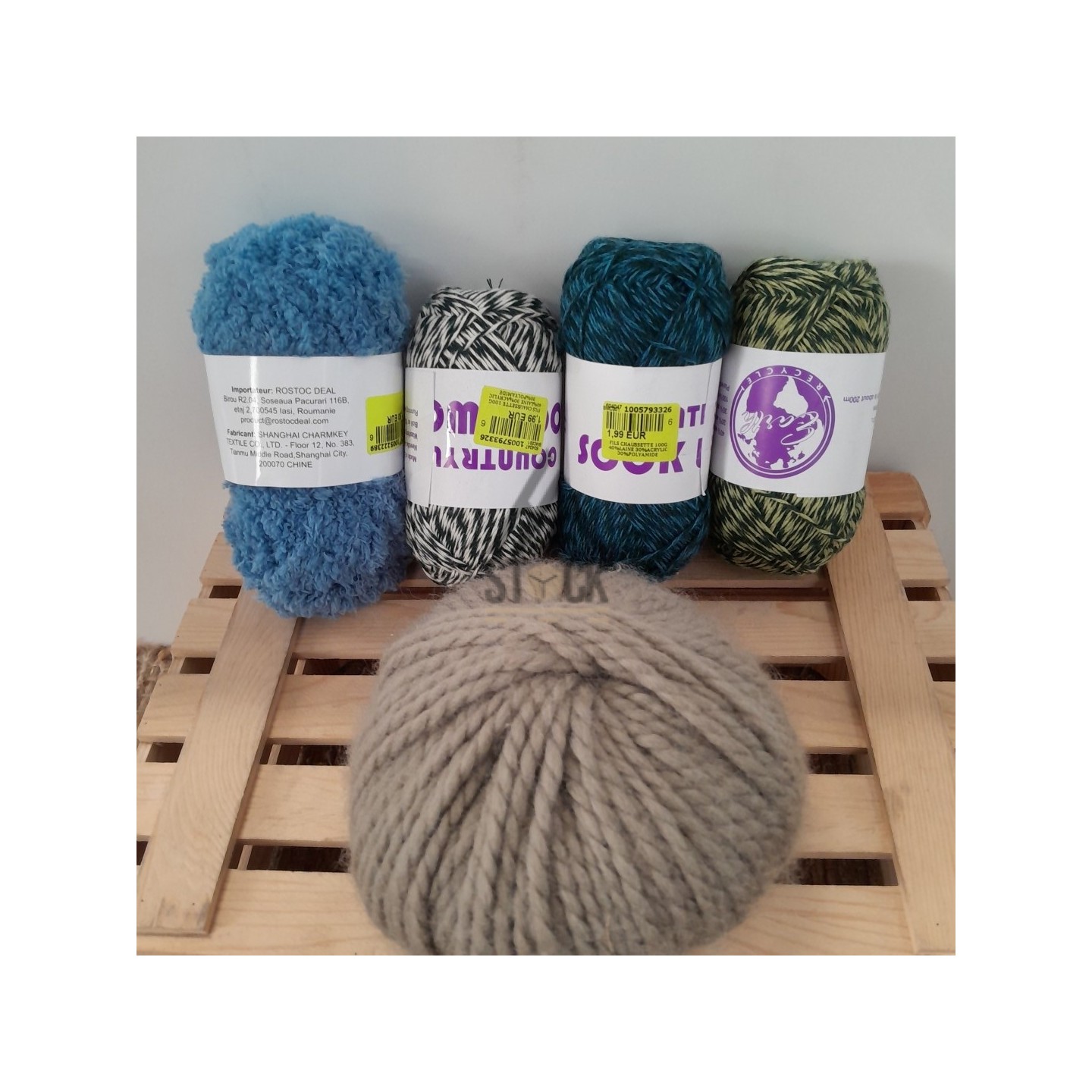 Pelote de laine - 200 pièces