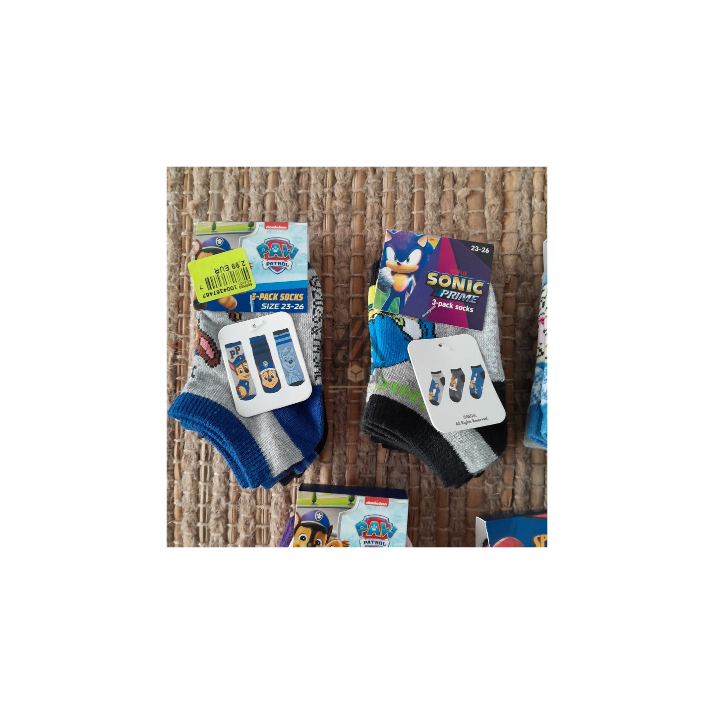 Chaussette enfants - LICENCE - 50 paquets