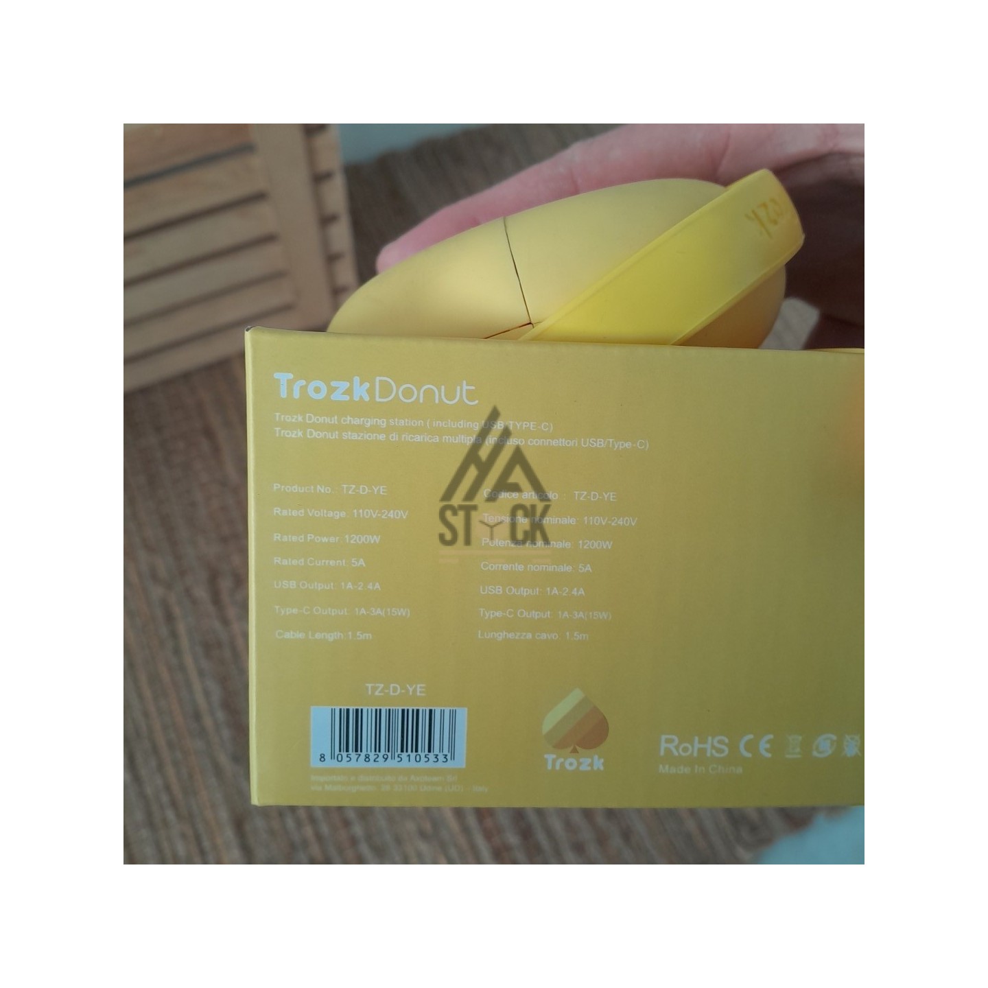 Batterie externe TROZK DONUT - 25 pièces