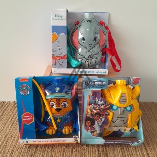 Sac à dos Pistolet a d’eau - LICENCE - 10 pièces