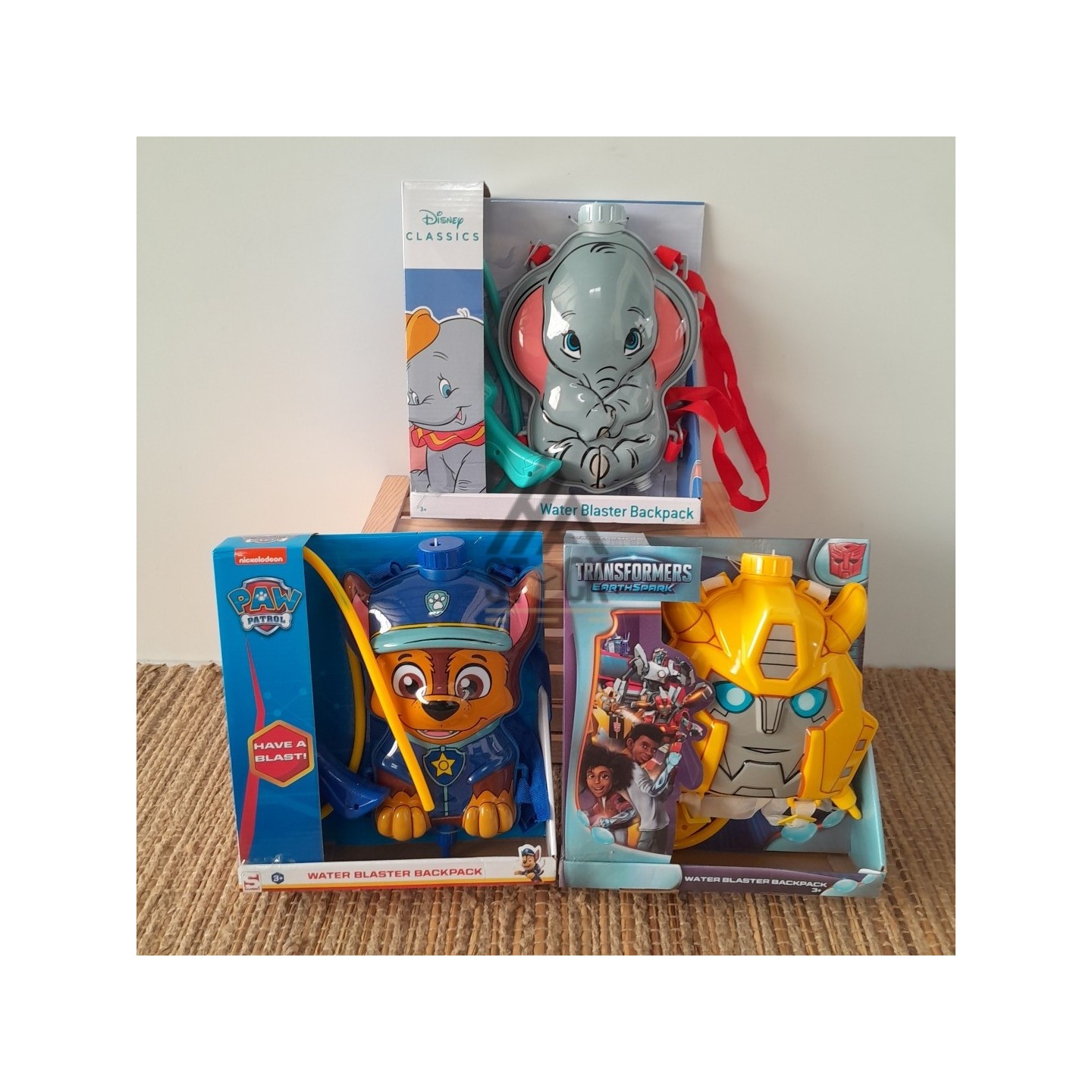 Sac à dos Pistolet a d’eau - LICENCE - 10 pièces