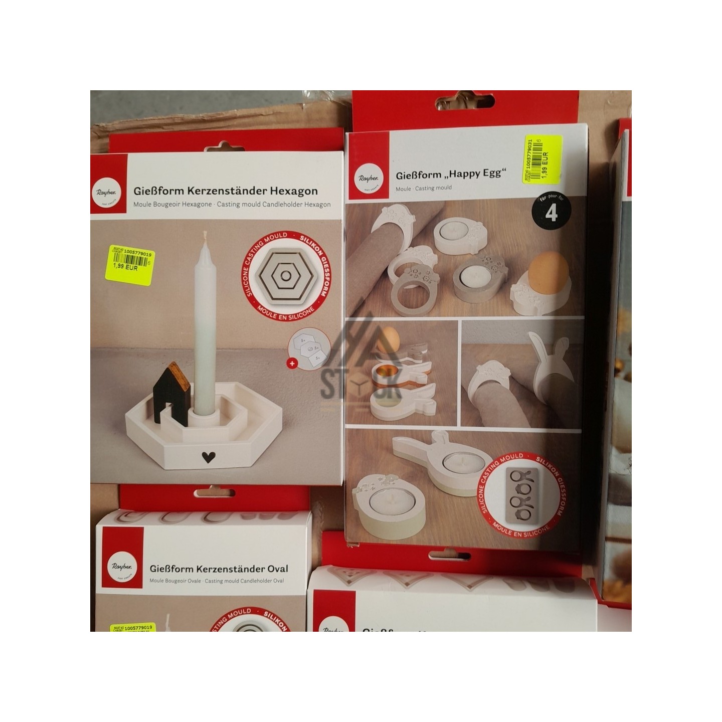 Moule bougie - 75 pièces