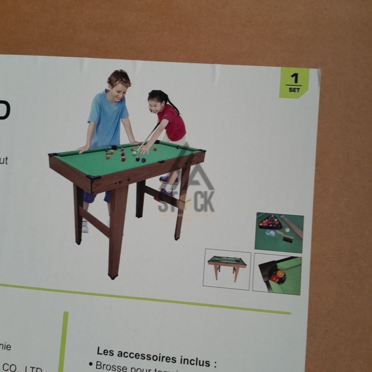 Table de billard - 3 pièces