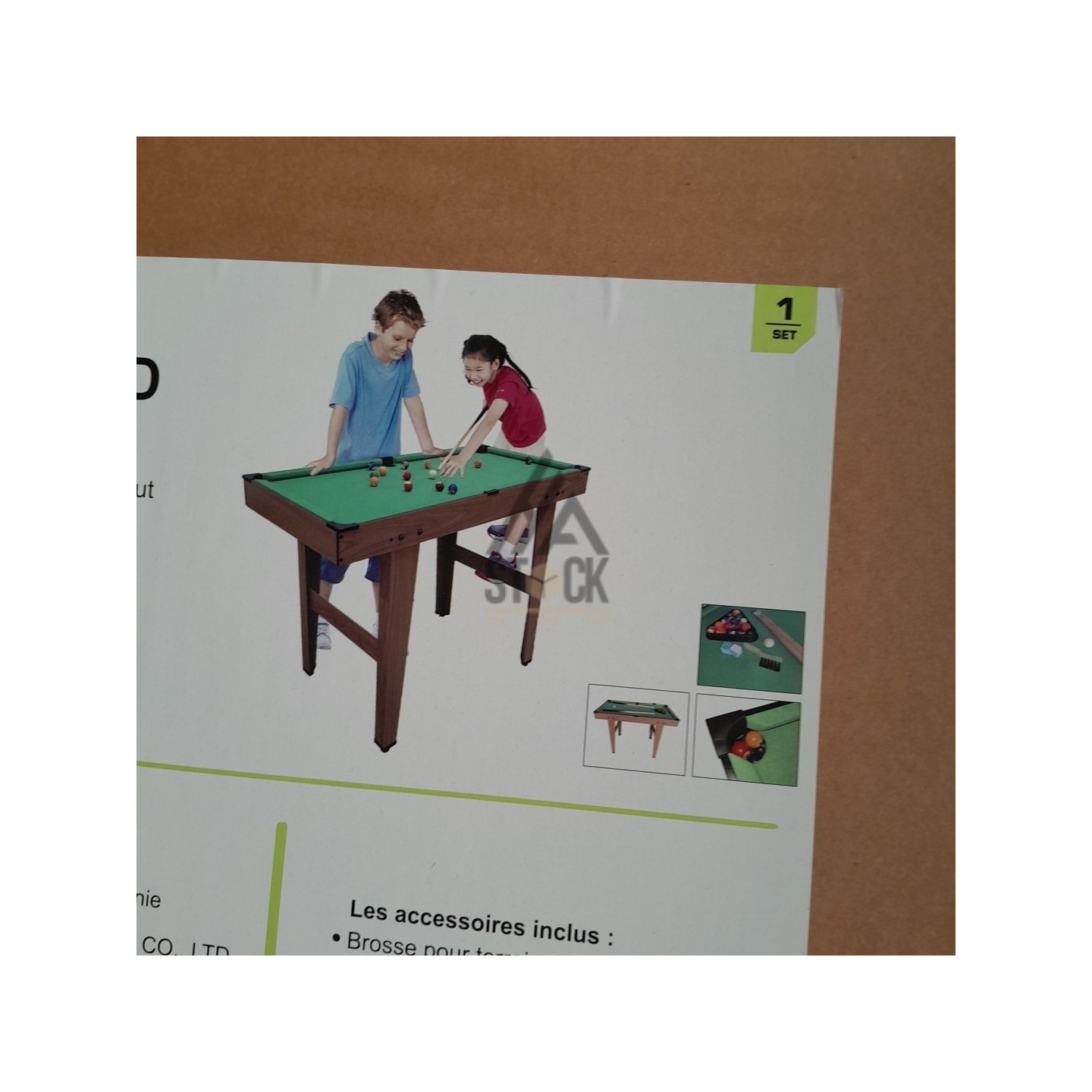 Table de billard - 3 pièces
