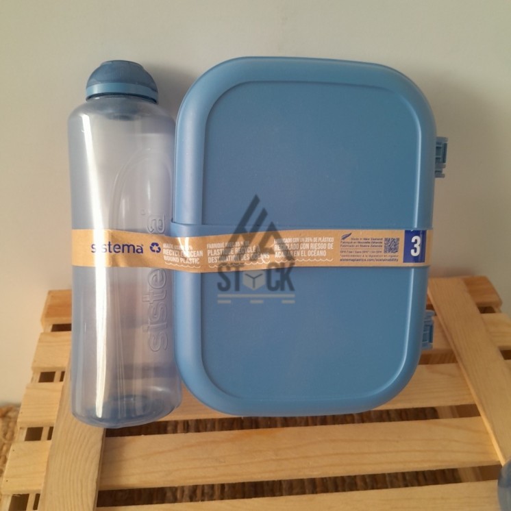 Boite en plastique & Gourde - SISTEMA - 110 pièces