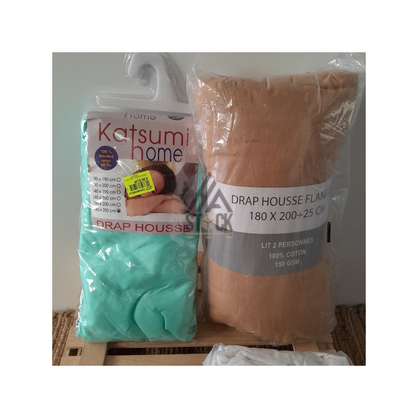 Drap housse - 25 pièces