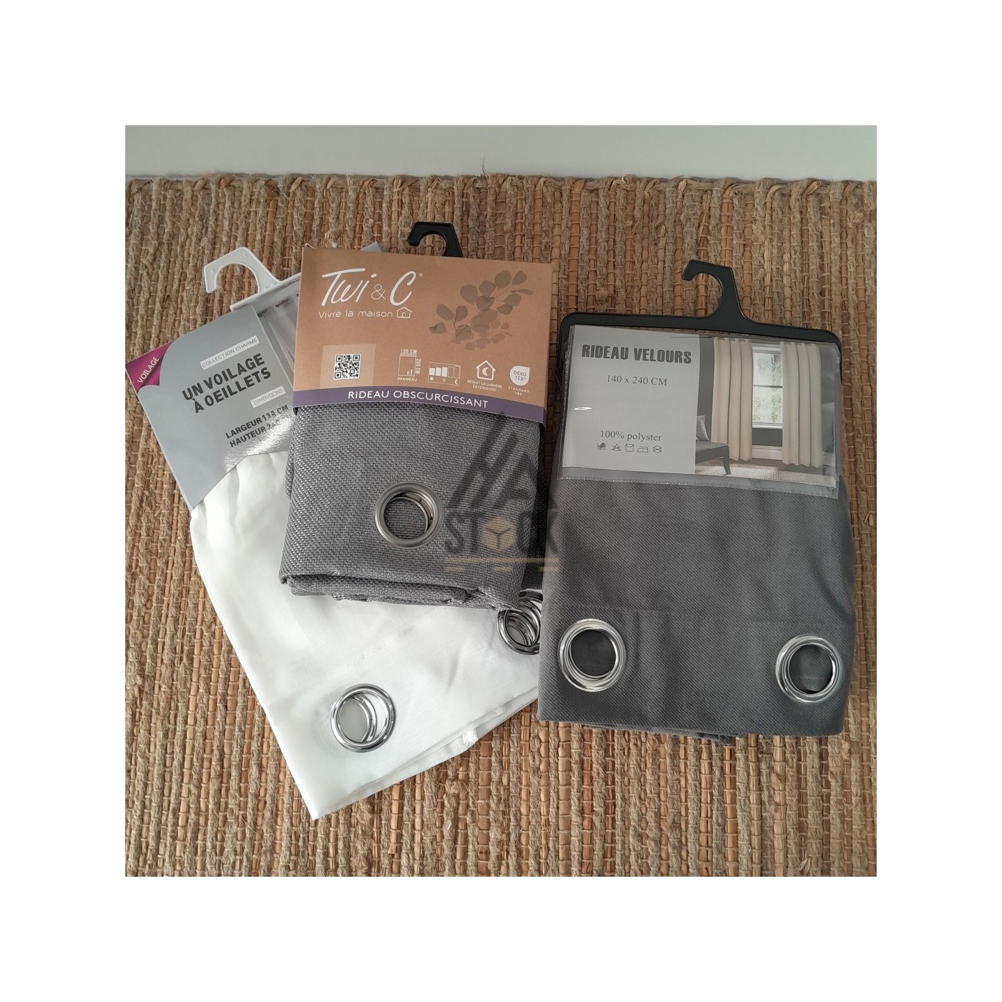 Rideaux - 25 pièces