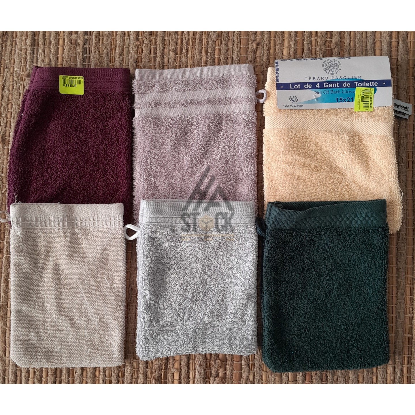 Gant de toilette - 150 pièces