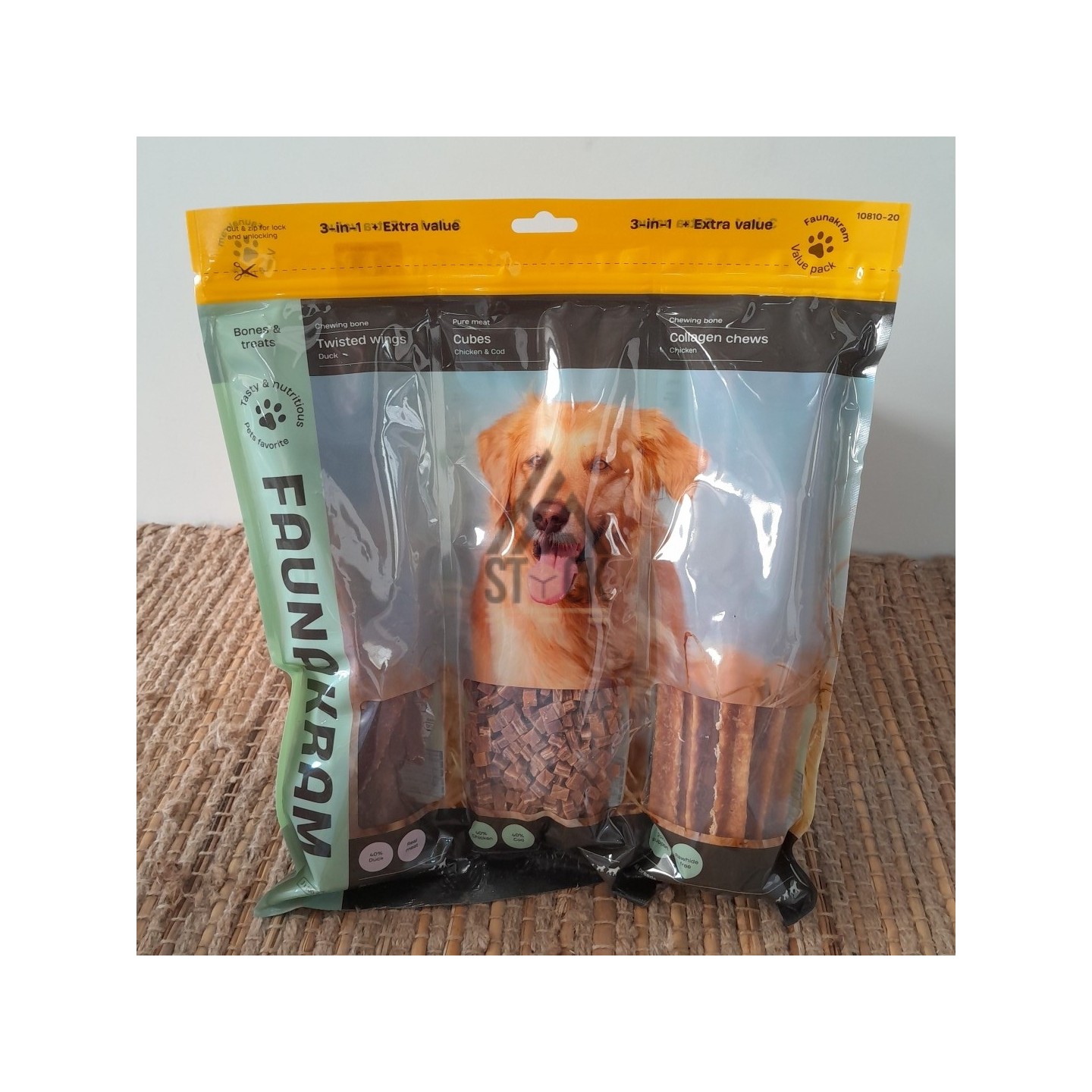 Friandises pour chien 3 en 1 - 29 paquets