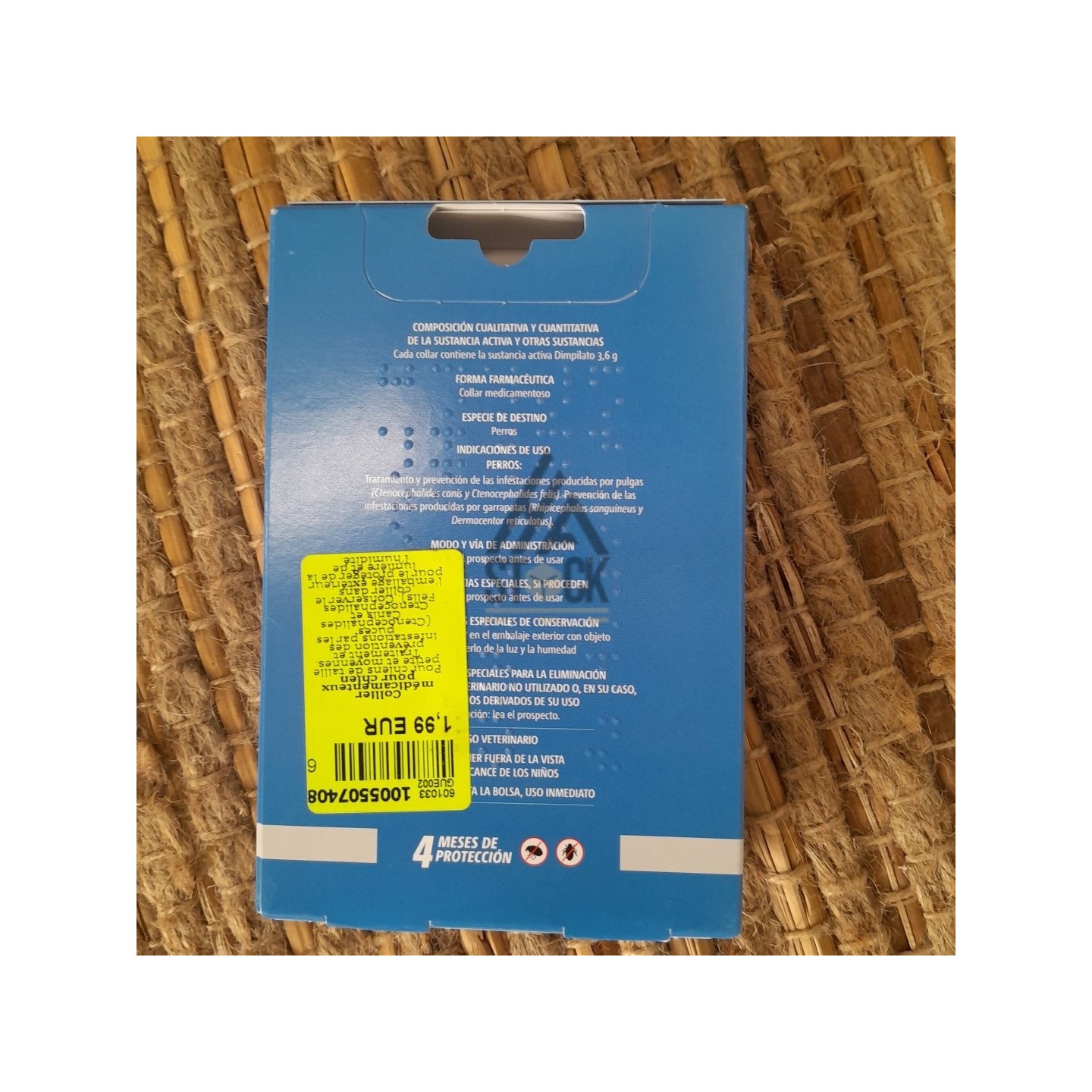 Collier antipuce pour chien - 60 pièces