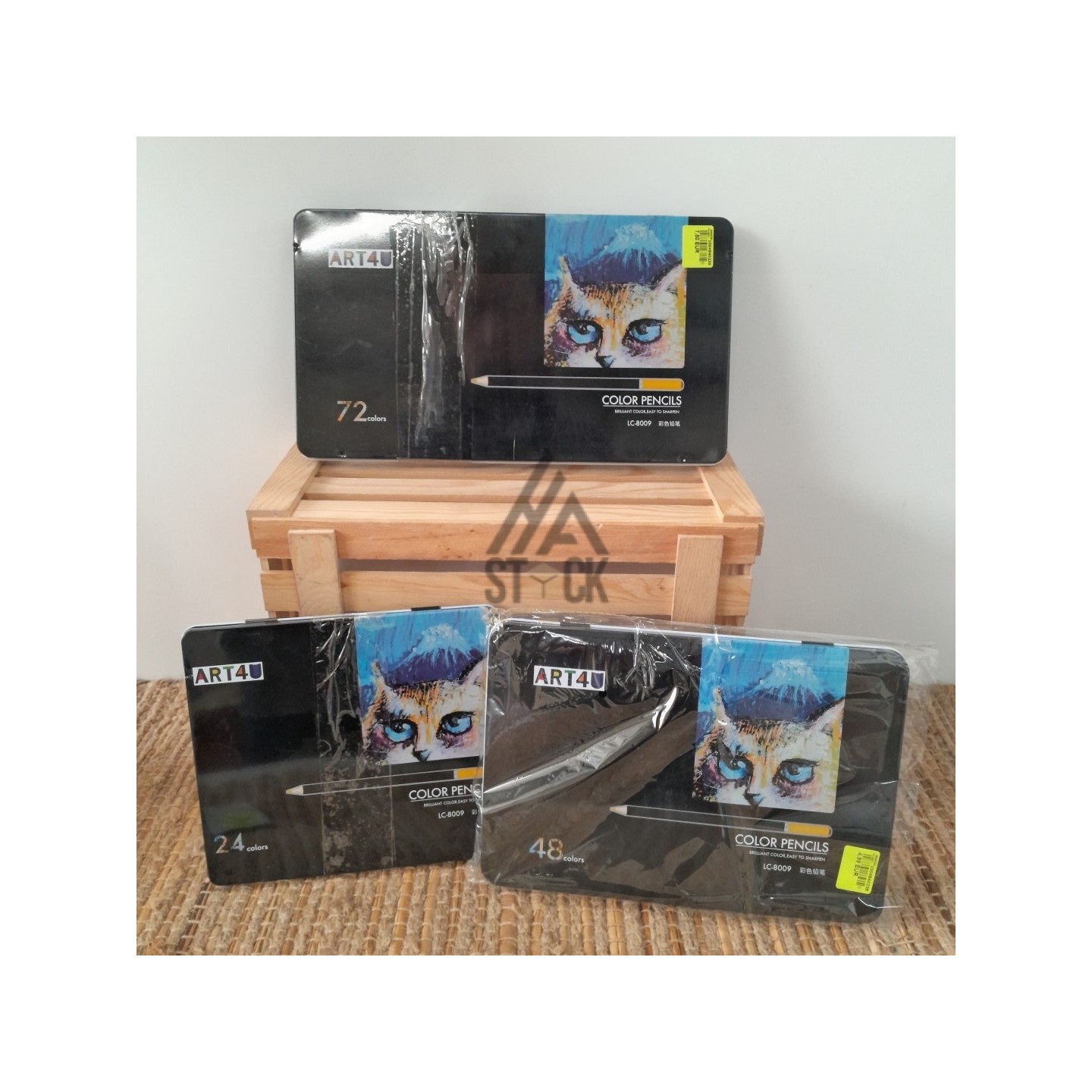 Coffret crayon de couleur - 17 pièces