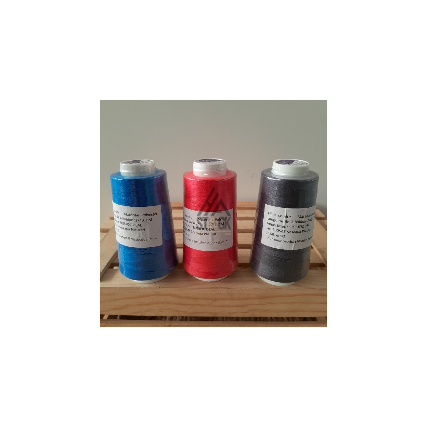 Bobine de fil à coudre - 50 pièces