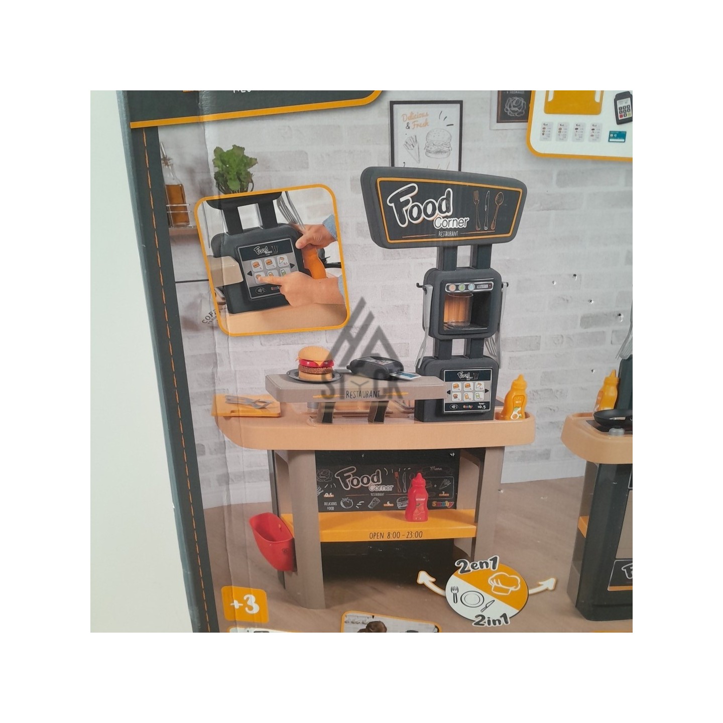 FOOD CORNER RESTAURANT - SMOBY - 5 pièces