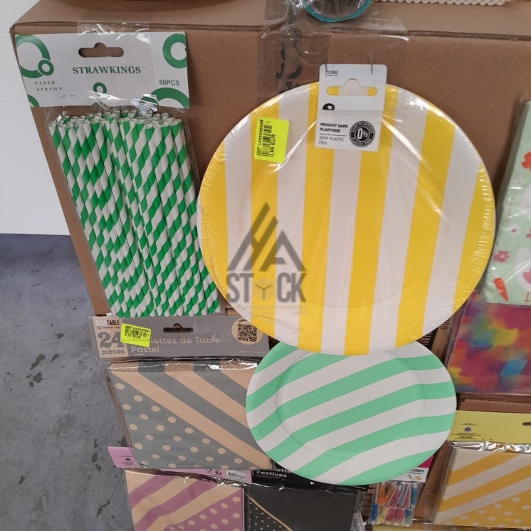 VAISSELLE JETABLE - 300 pièces