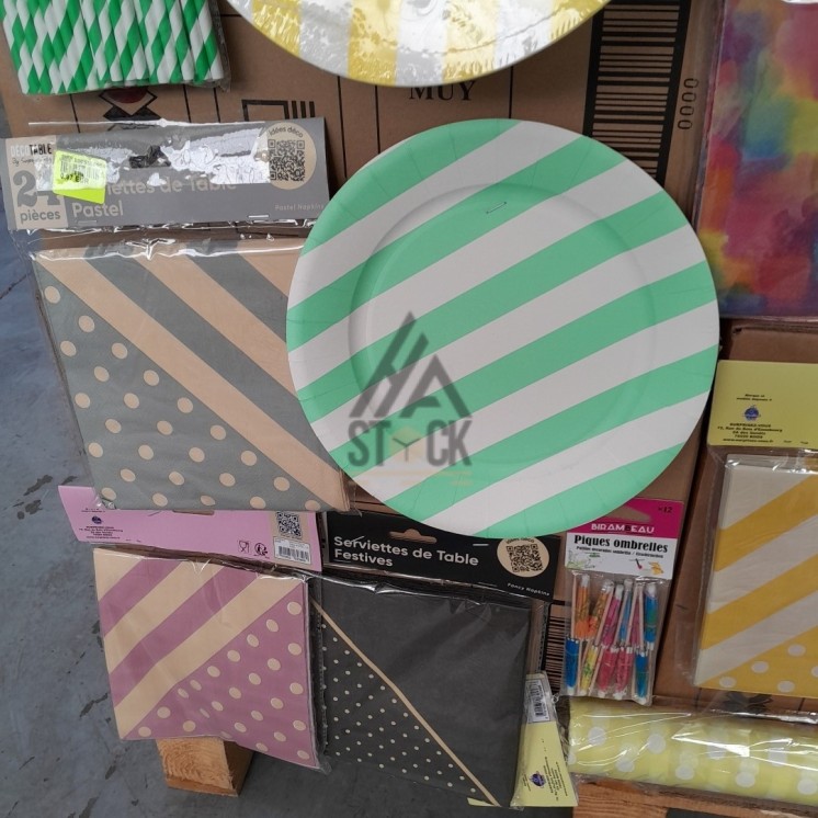 VAISSELLE JETABLE - 300 pièces