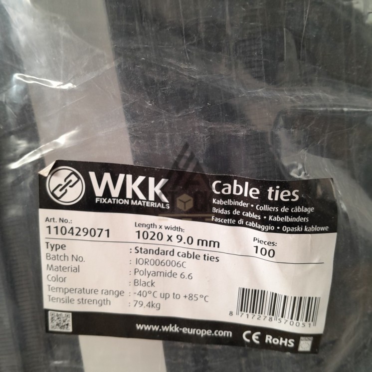 Colliers de câblage - 10 paquets