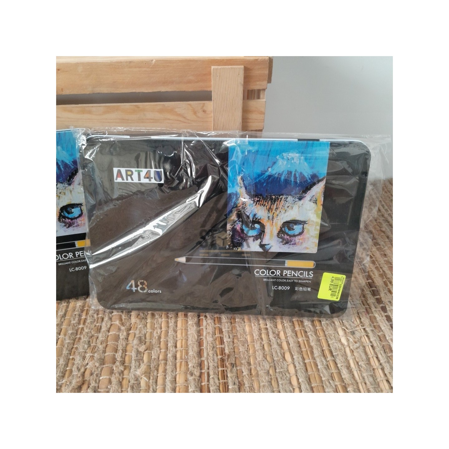 Coffret crayon de couleur - 19 pièces