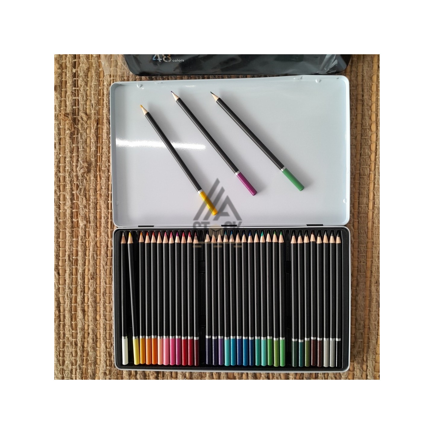 Coffret crayon de couleur - 19 pièces